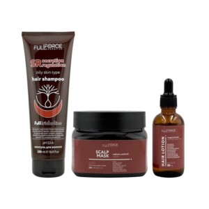 Набір при надмірній жирності шкіри голови TRICHOLOGICAL SET FOR EXCESSIVE OILINESS OF THE SCALP, 600 ml