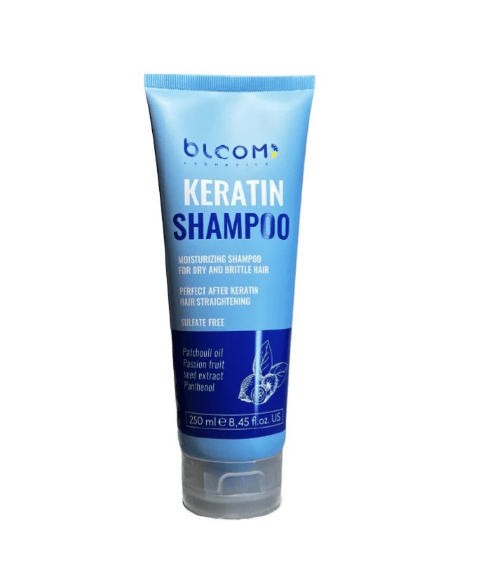 Шампунь безсульфатний BLOOM Keratin Shampoo